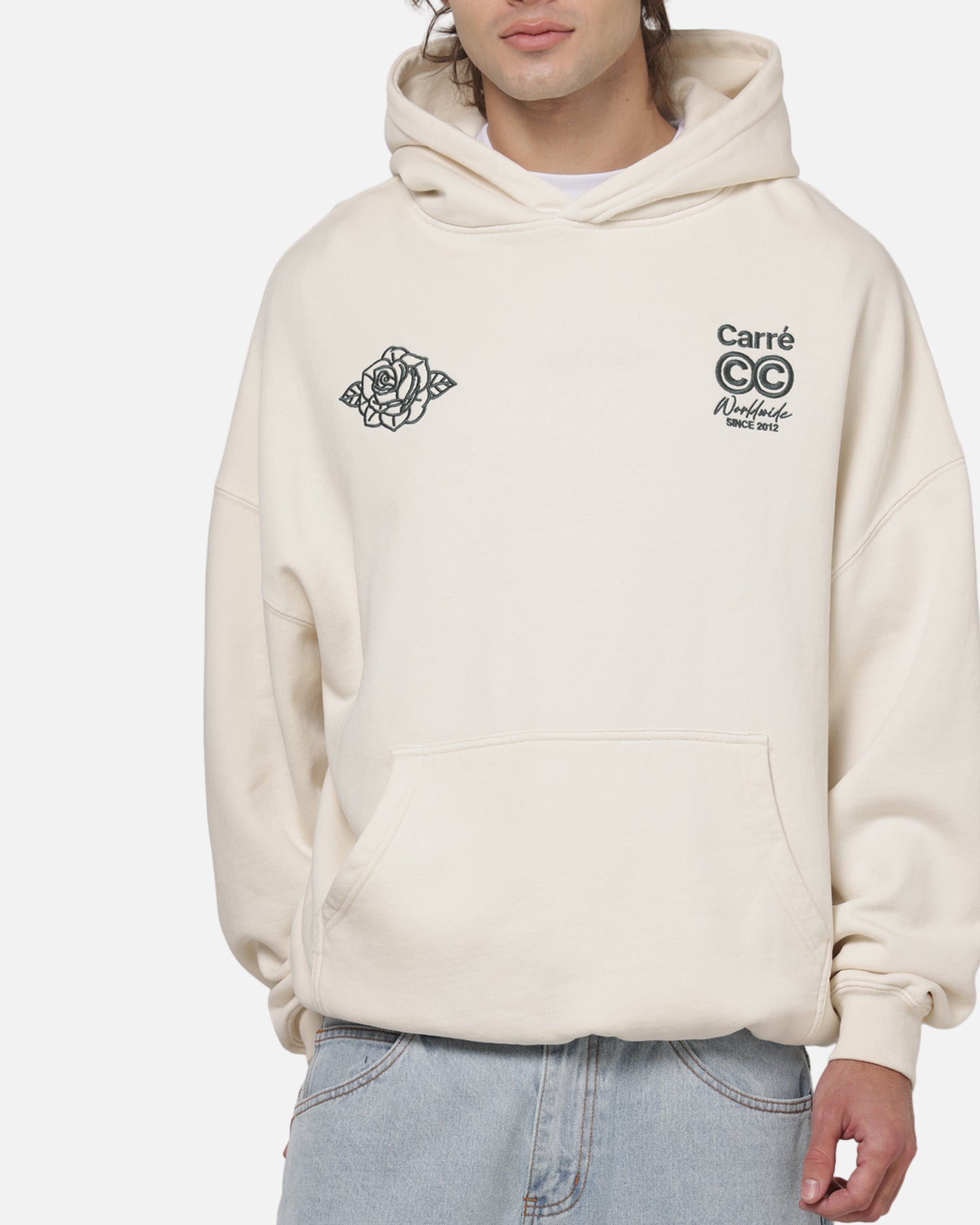 Carre CC 2.0 Hoodie Ecru