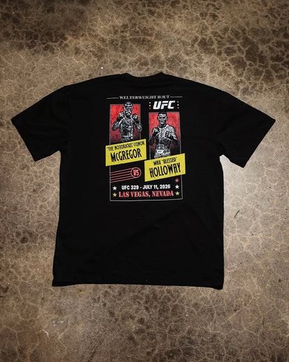 UFC By Culture Kings UFC IFW 2026 McGregor Vs. Holloway T-Shirt Black
