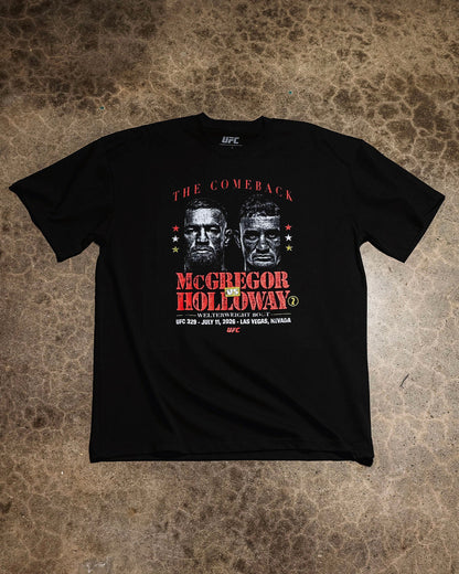 UFC By Culture Kings UFC IFW 2026 McGregor Vs. Holloway T-Shirt Black