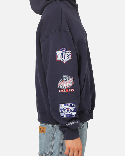 Mitchell & Ness New South Wales Blues Box Fit Fleece Hoodie Navy