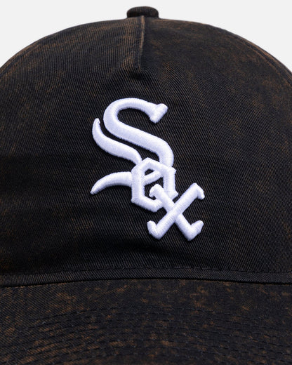 New Era Chicago White Sox 'Washed' 9FORTY A-Frame Snapback Black
