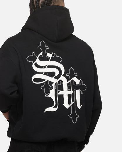 Saint Morta Alter Boxy Hoodie Black