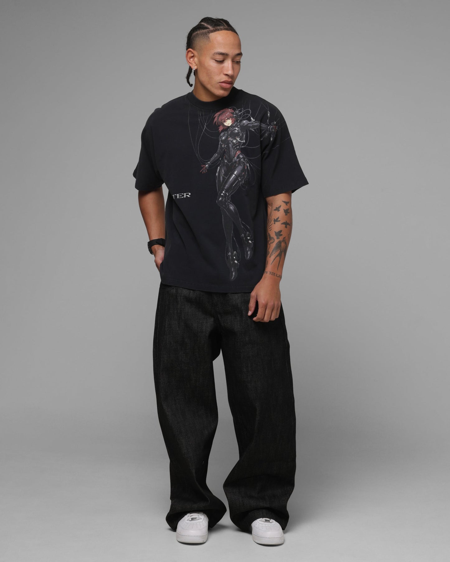 Loiter Spectre Vintage T-Shirt Black
