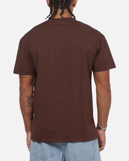 Carre Box Check T-Shirt Brown