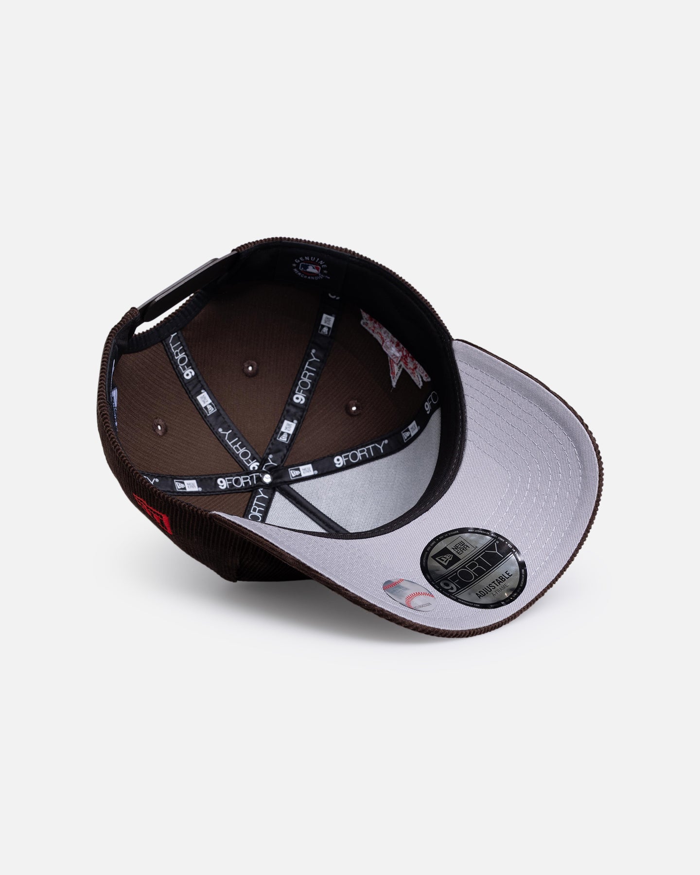 New Era Atlanta Braves 'Walnut Cord' 9FORTY A-Frame Snapback Walnut