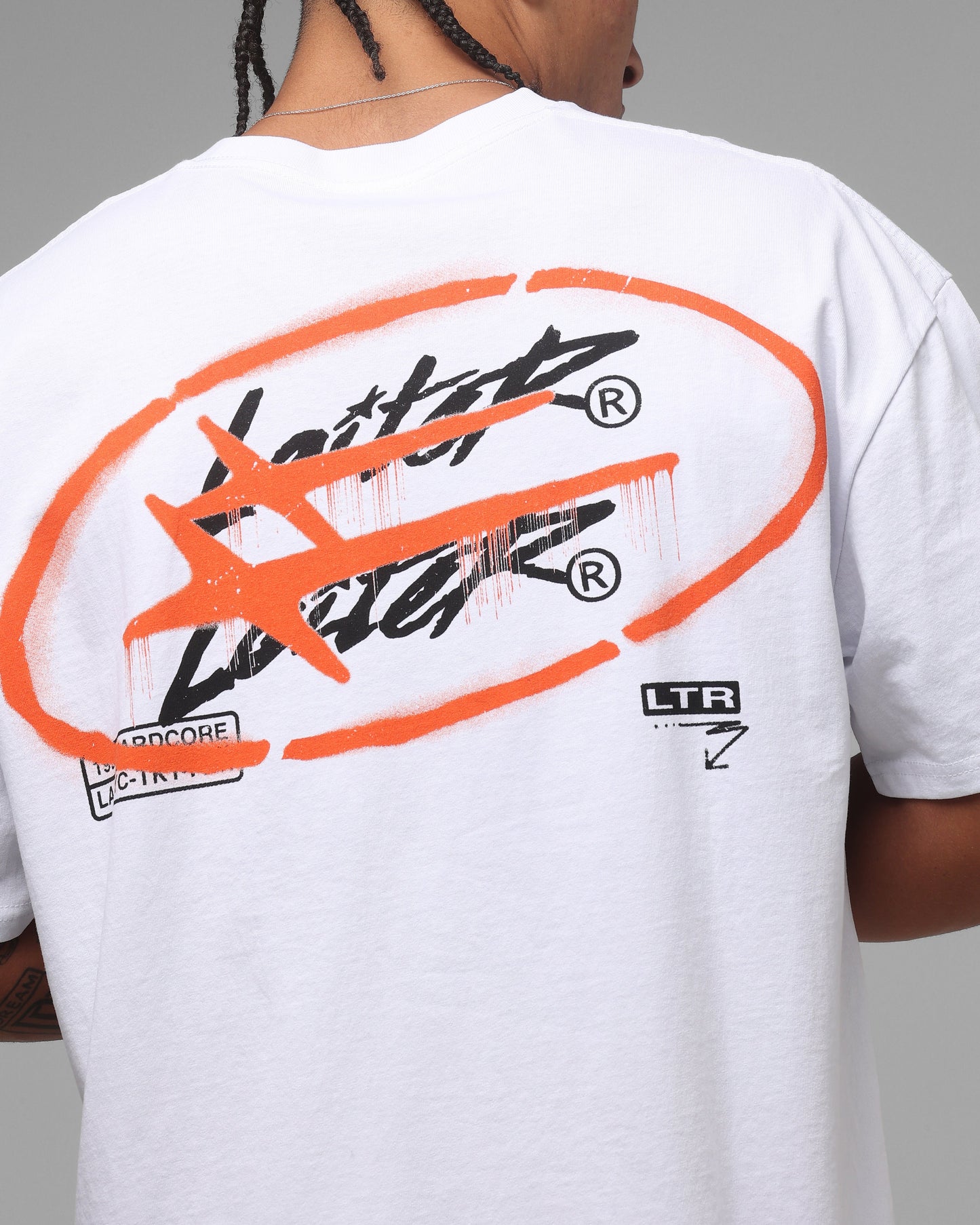 Loiter Stampout T-Shirt Vintage White