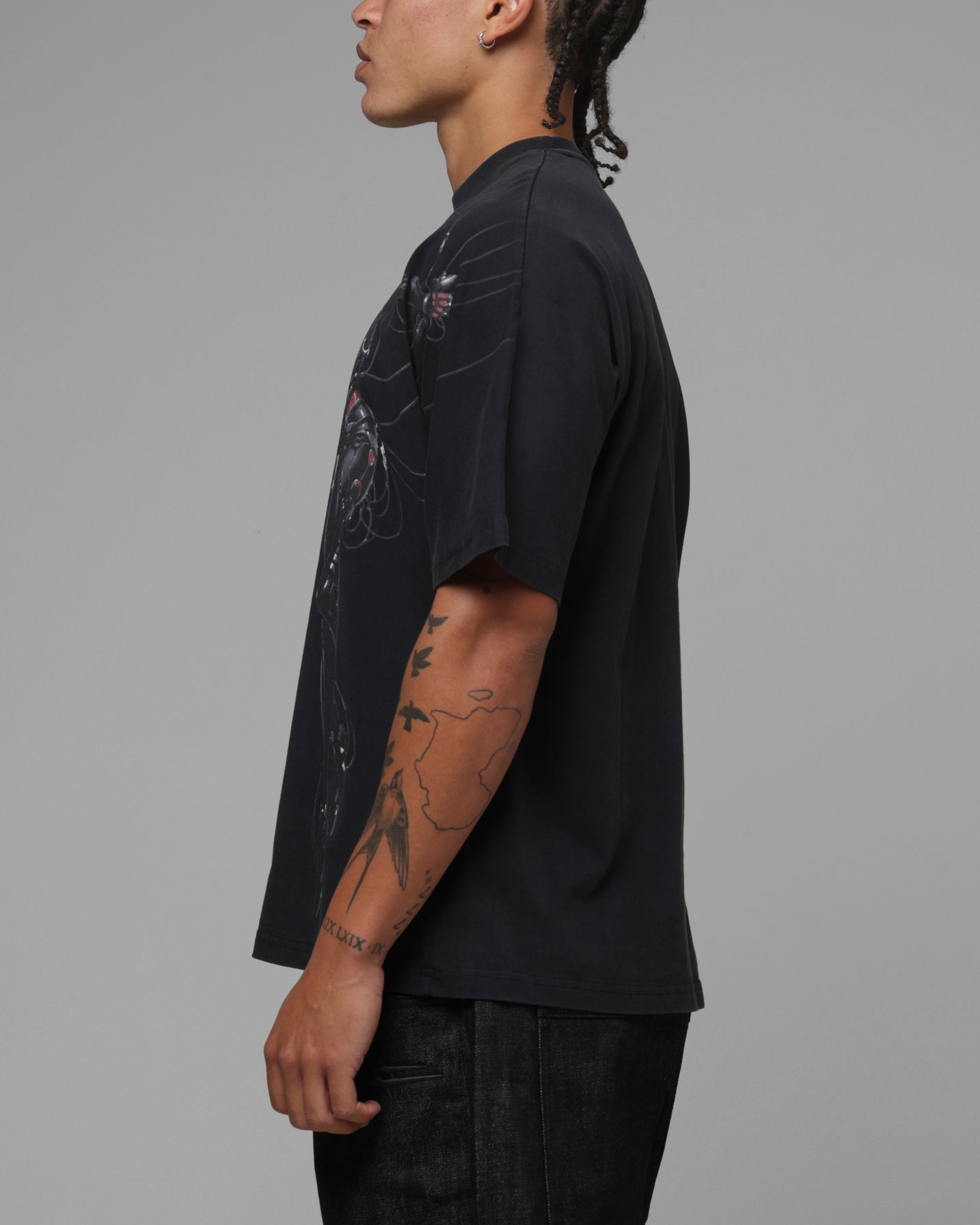 Loiter Spectre Vintage T-Shirt Black