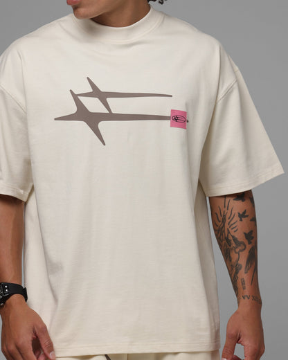 Loiter Hybrid Premium T-Shirt Beige