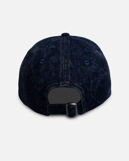 New Era New York Yankees 'Denim Over' 9FORTY A-Frame Strapback Dark Denim