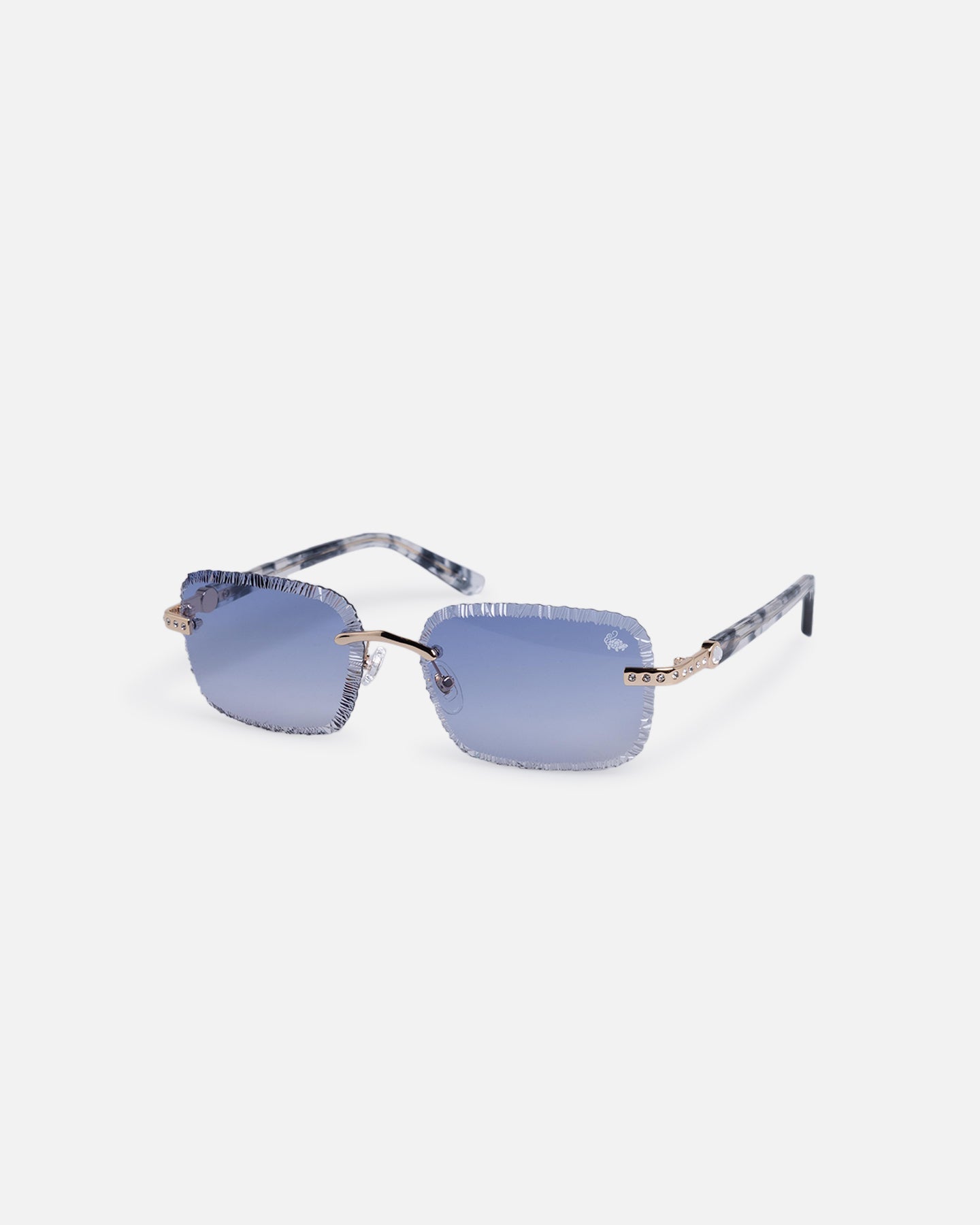 Belvoir & Co Hustler Sunglasses White/Blue
