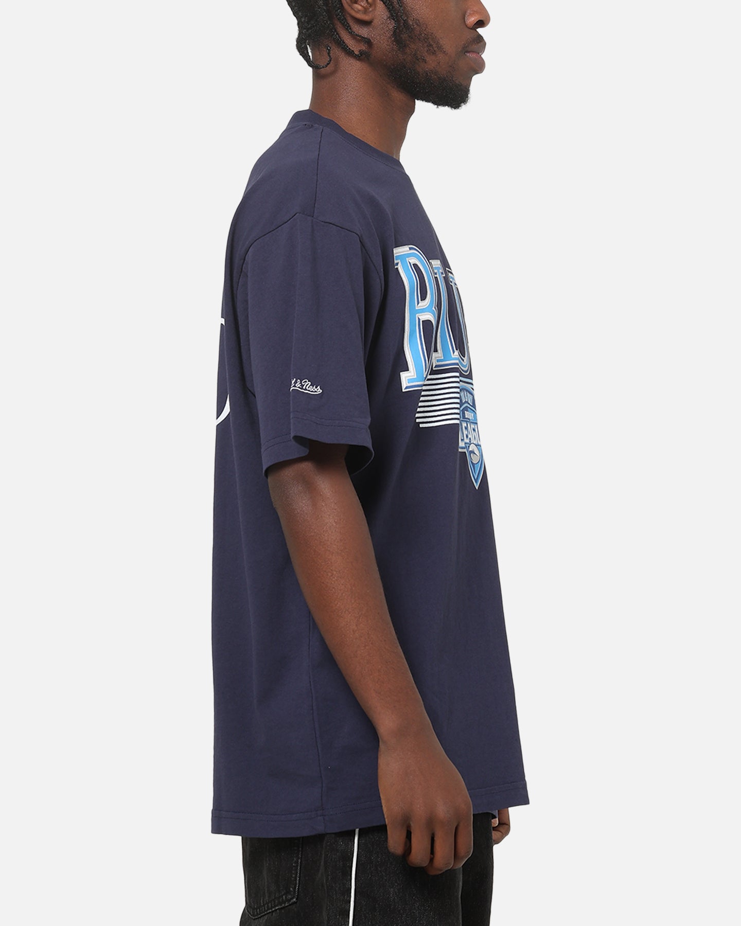 Mitchell & Ness New South Wales Blues We Bleed Blue T-Shirt Navy