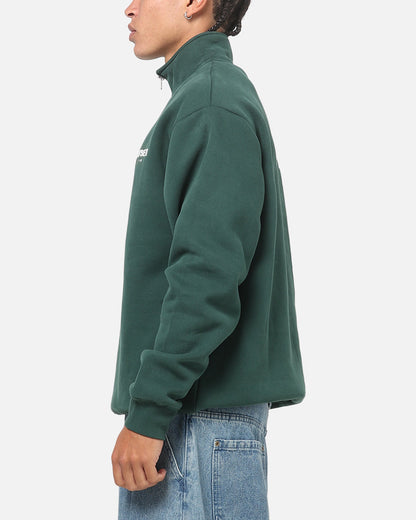 Vouseti The OG Quarter Zip Crewneck Forest Green