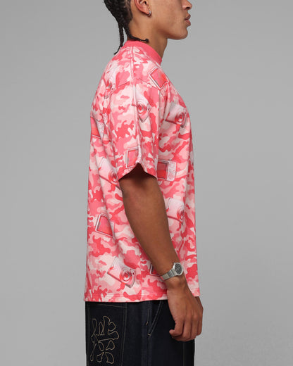 Loiter Digi Camo T-Shirt Pink Camo