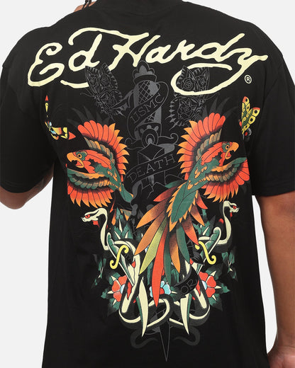 Ed Hardy Phoenix T-Shirt Black