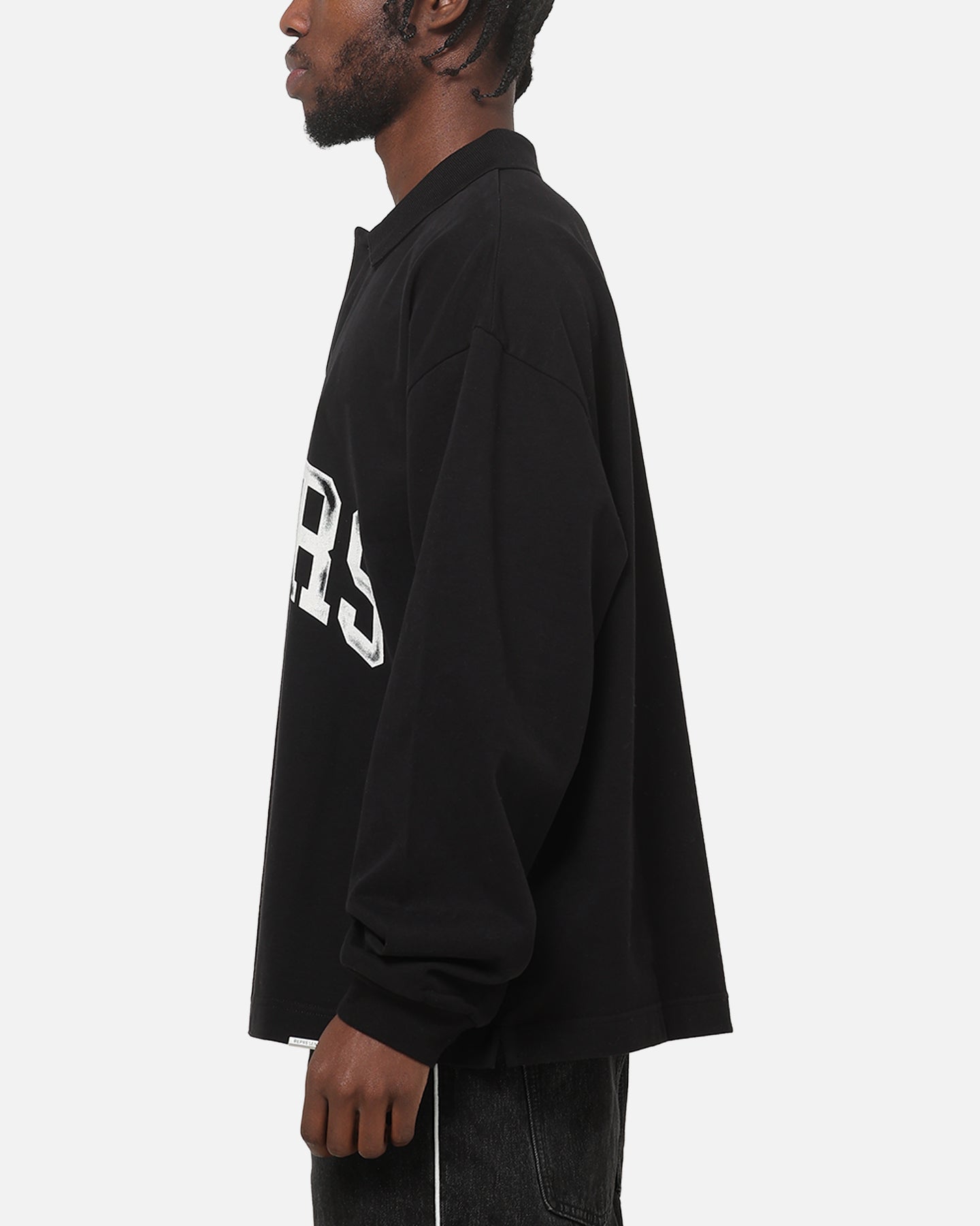 Represent Owners Rugby Top Jet Black