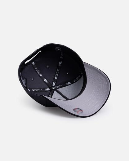 New Era Los Angeles Dodgers 'Graphite Black' 9FORTY A-Frame Snapback Black/Grey