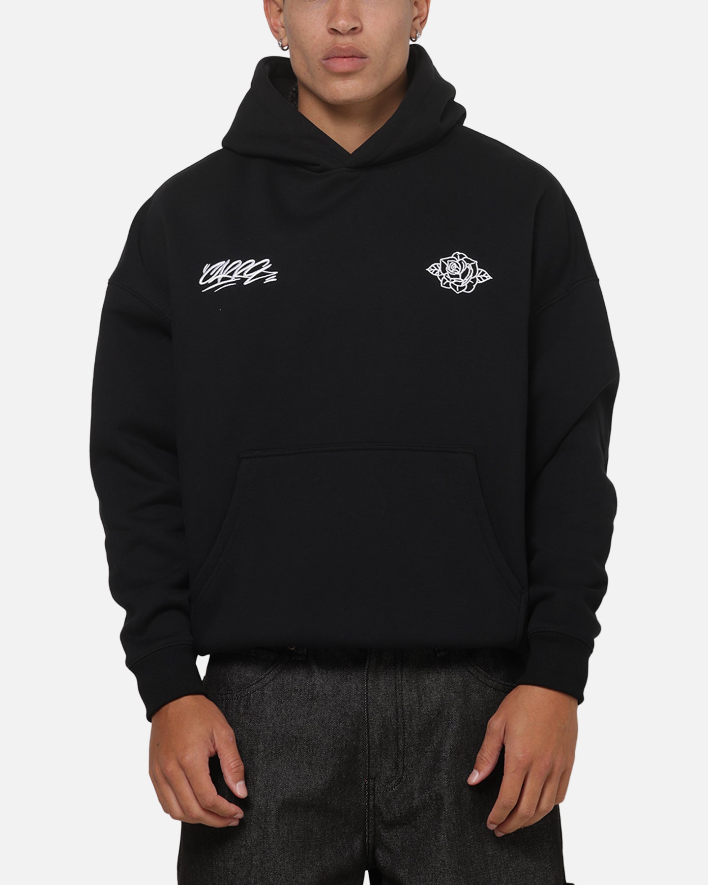 Carre Side Lines Hoodie Black