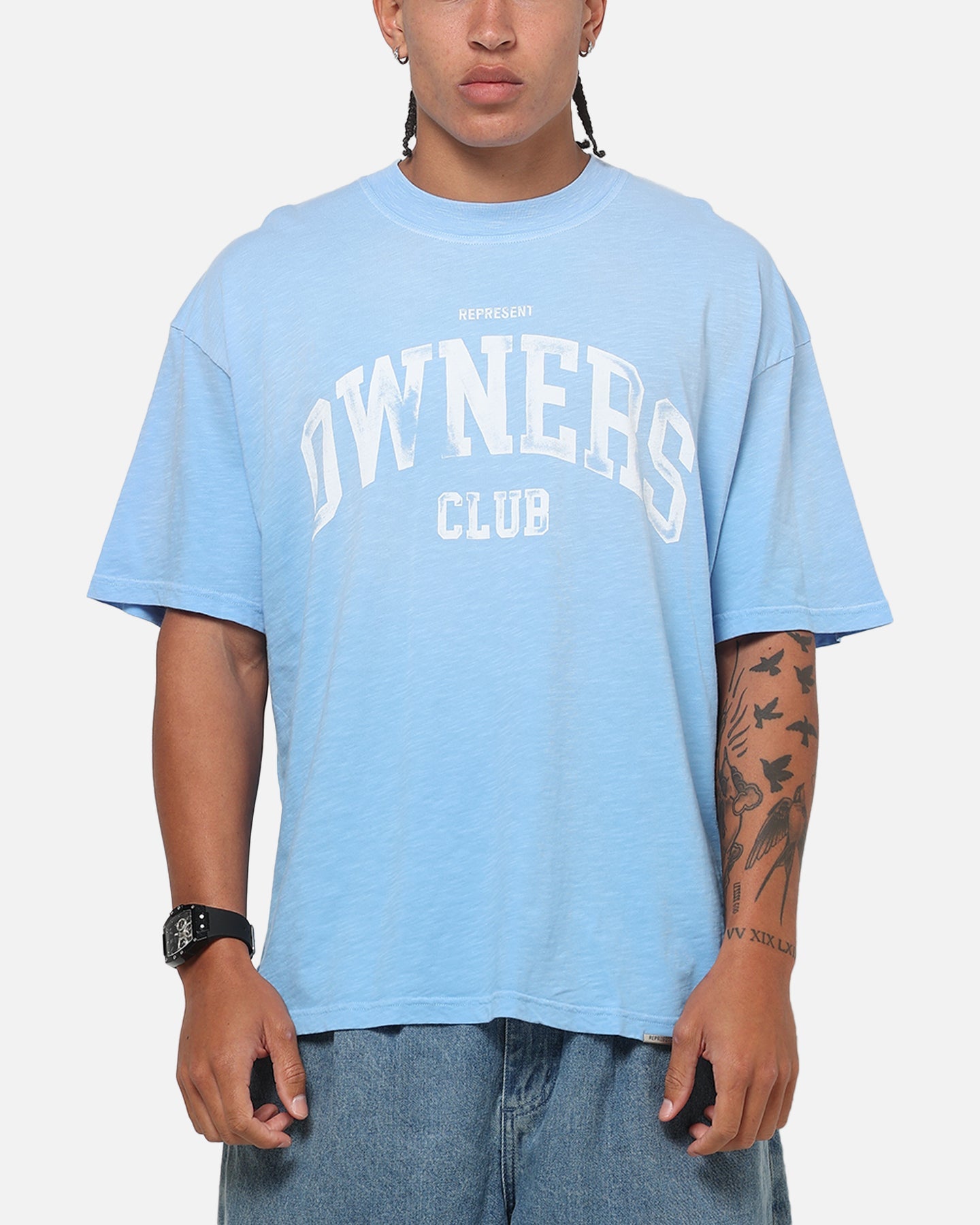 Represent Duality T-Shirt Sky Blue
