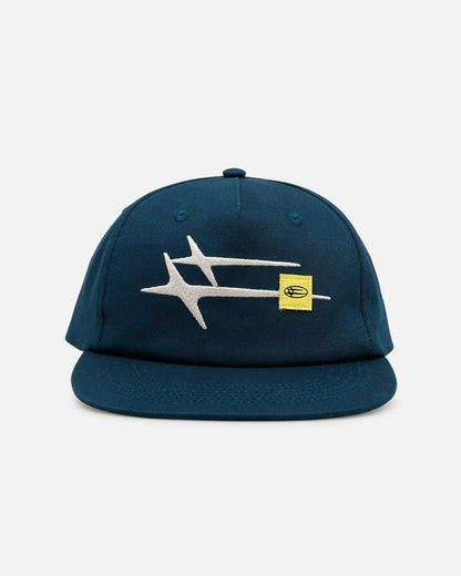 Loiter Hybrid Snapback Cap Petrol Blue