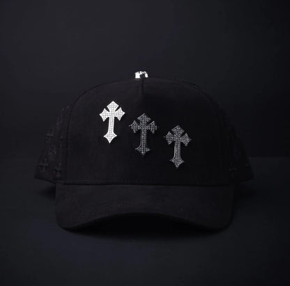 3-CROSSES BASEBALL CAP