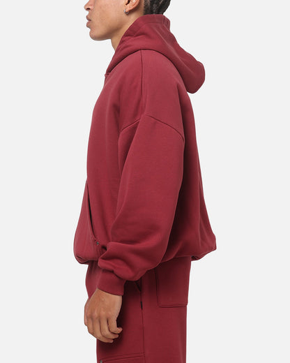 Carre Rivet Hoodie Burgundy