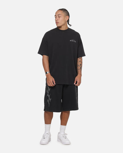 Saint Morta Spirit Level Boxy T-Shirt Washed Black