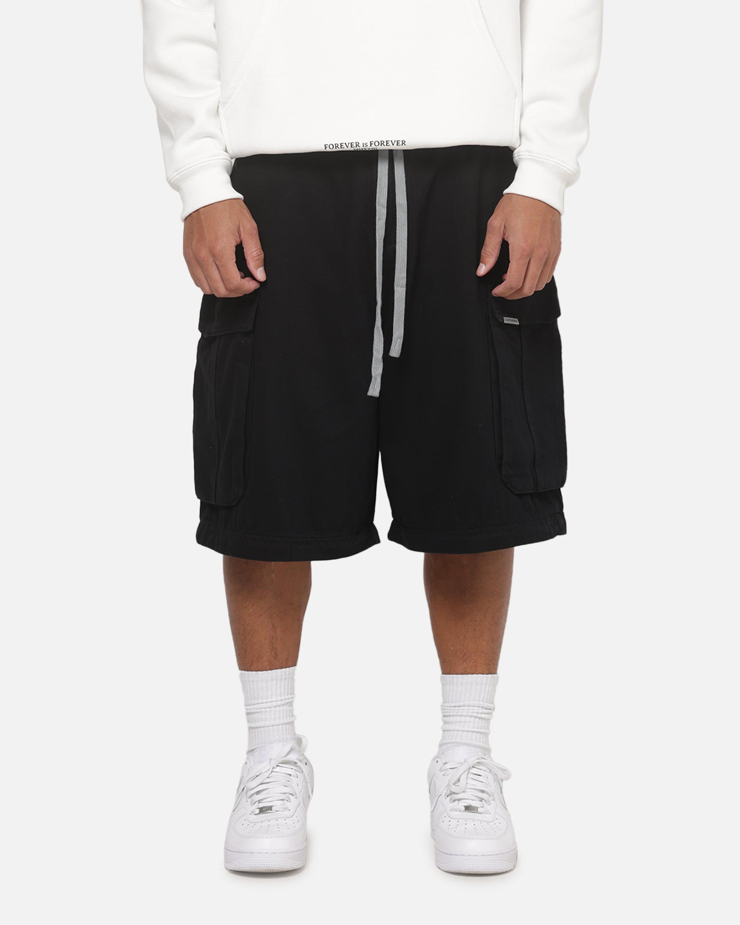 Saint Morta Umbra Super Baggy Cargo Pants Black