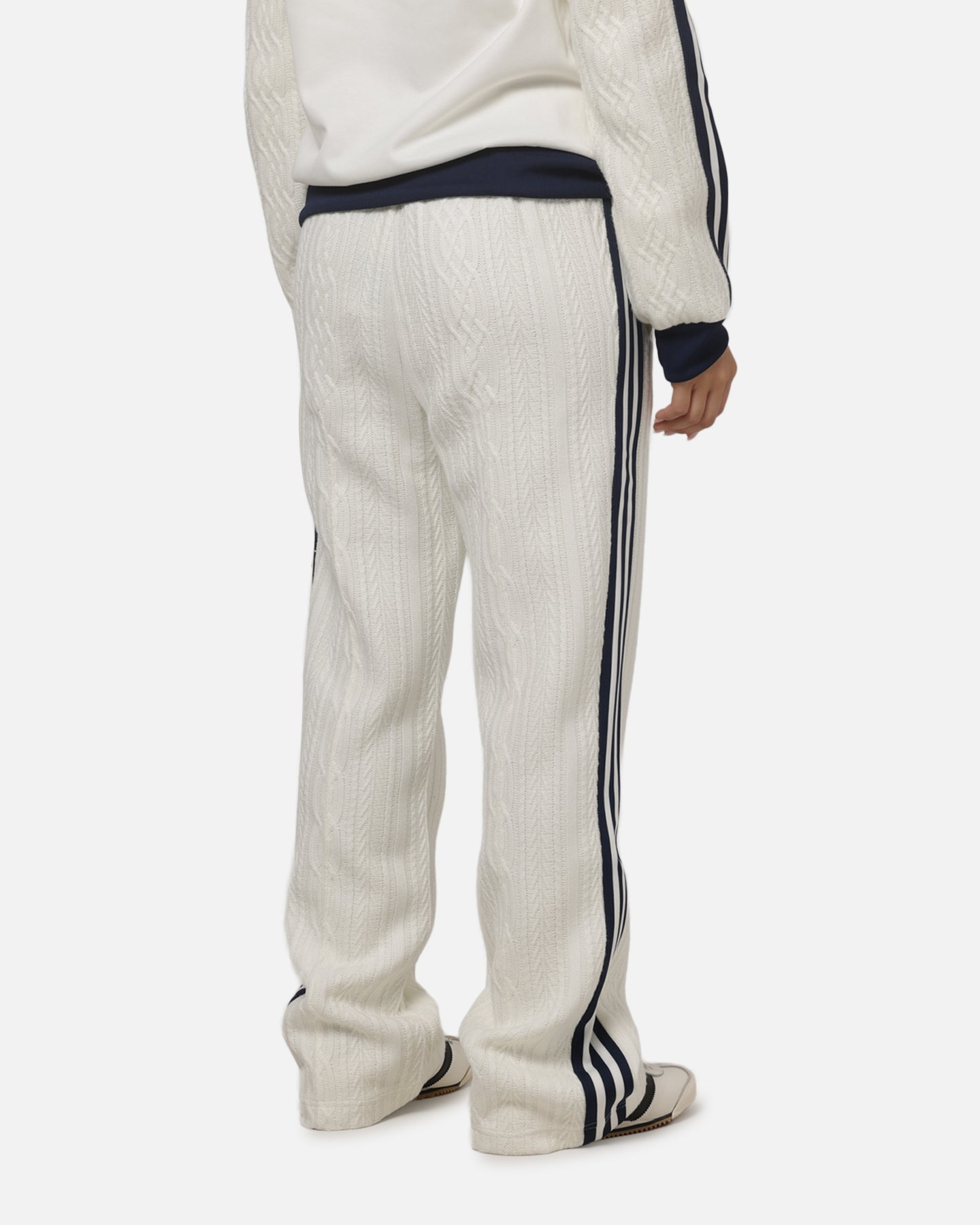 Adidas Women's Knit Classic Track Trousers Off White