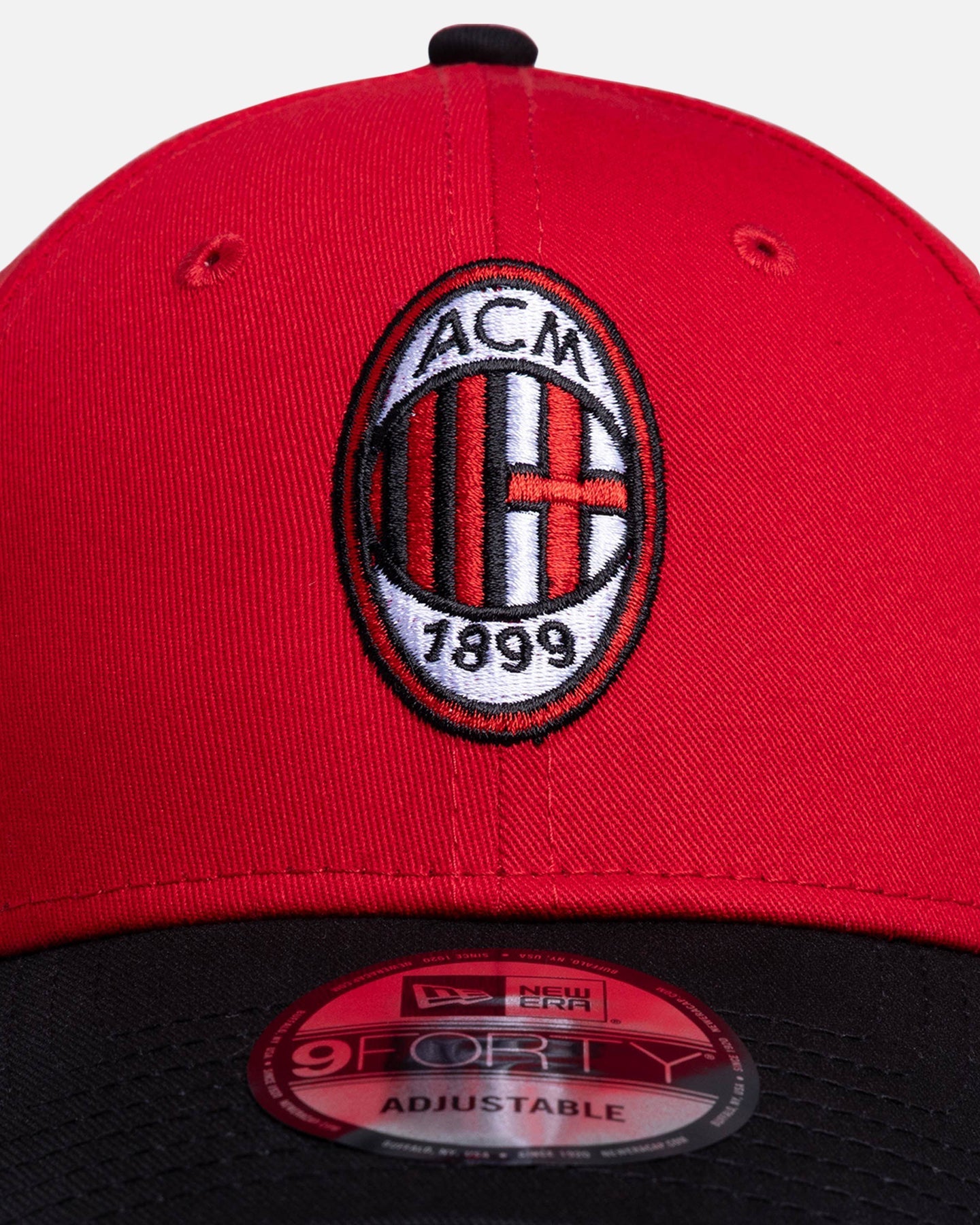 New Era AC Milan 'Contrast Scarlet' 9FORTY Strapback Red