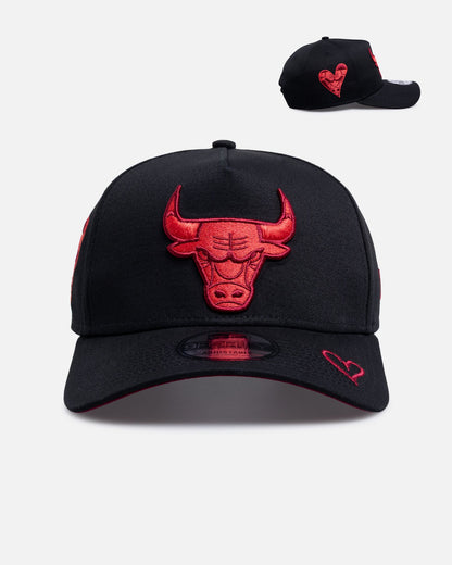 New Era Chicago Bulls 'Certified Lover Boy' 9FORTY A-Frame Snapback Black/Cardinal