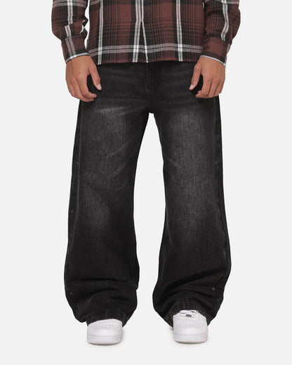 Saint Morta Amplus Pyre Jeans Black Shadow