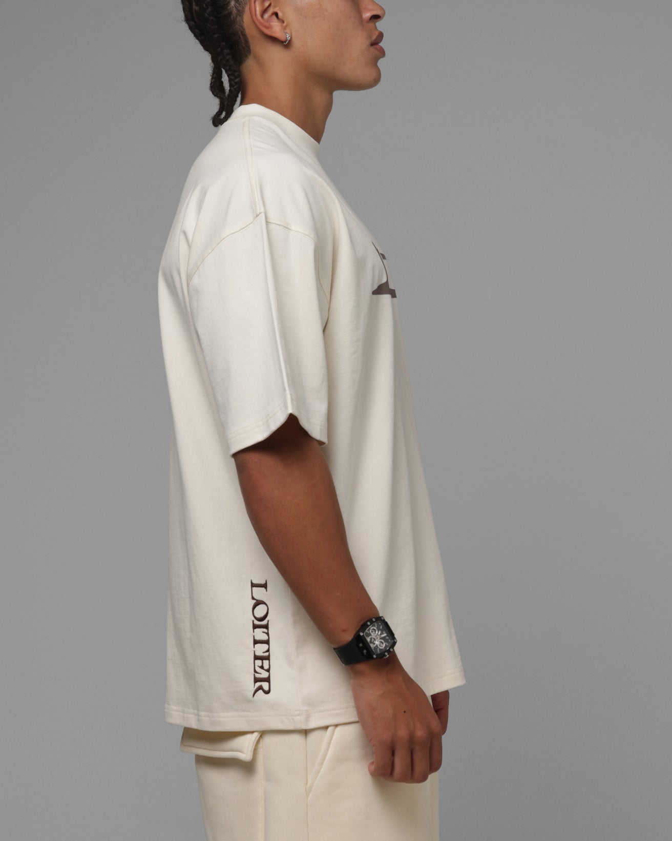 Loiter Hybrid Premium T-Shirt Beige