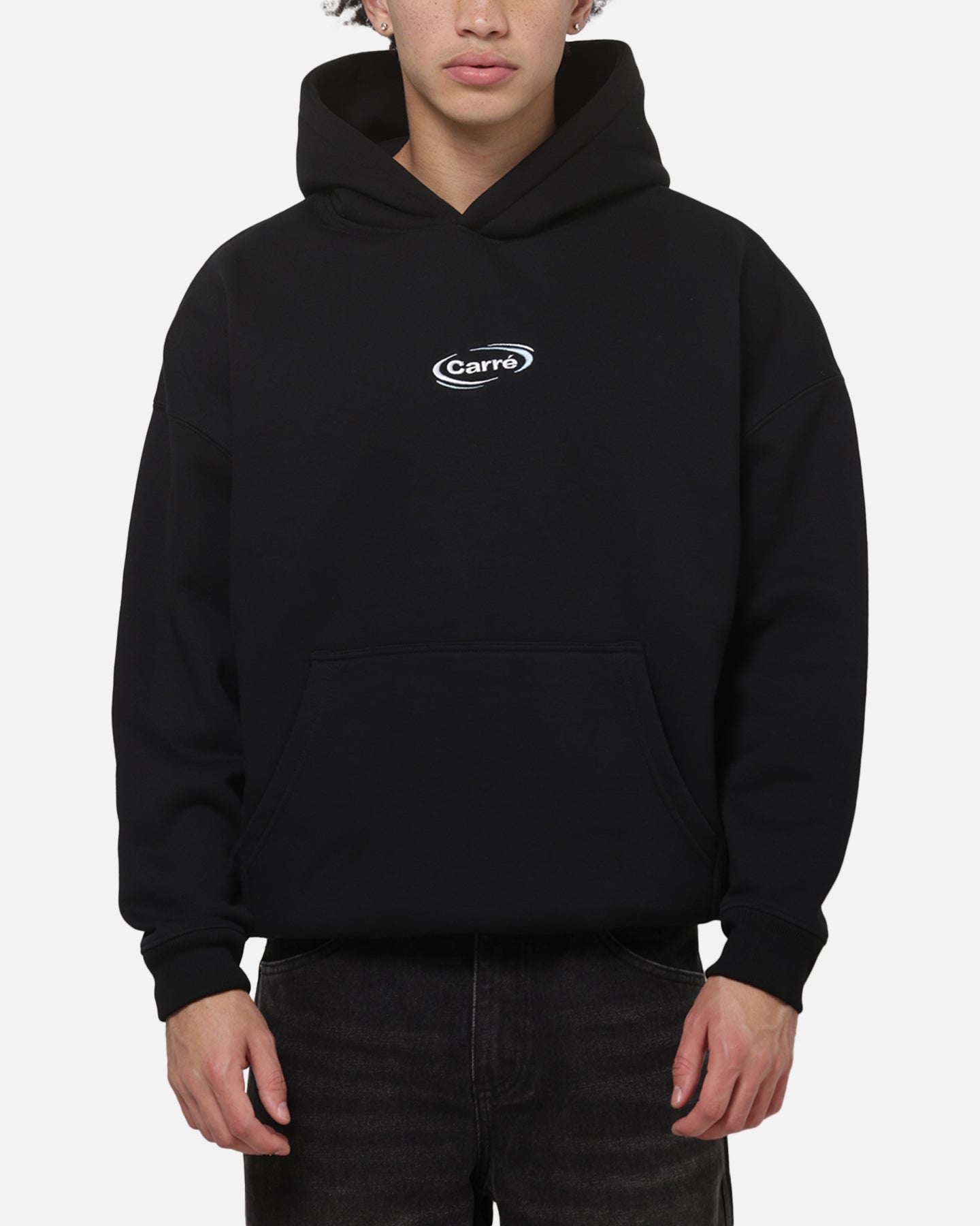 Carre Orbit Hoodie Solid Black