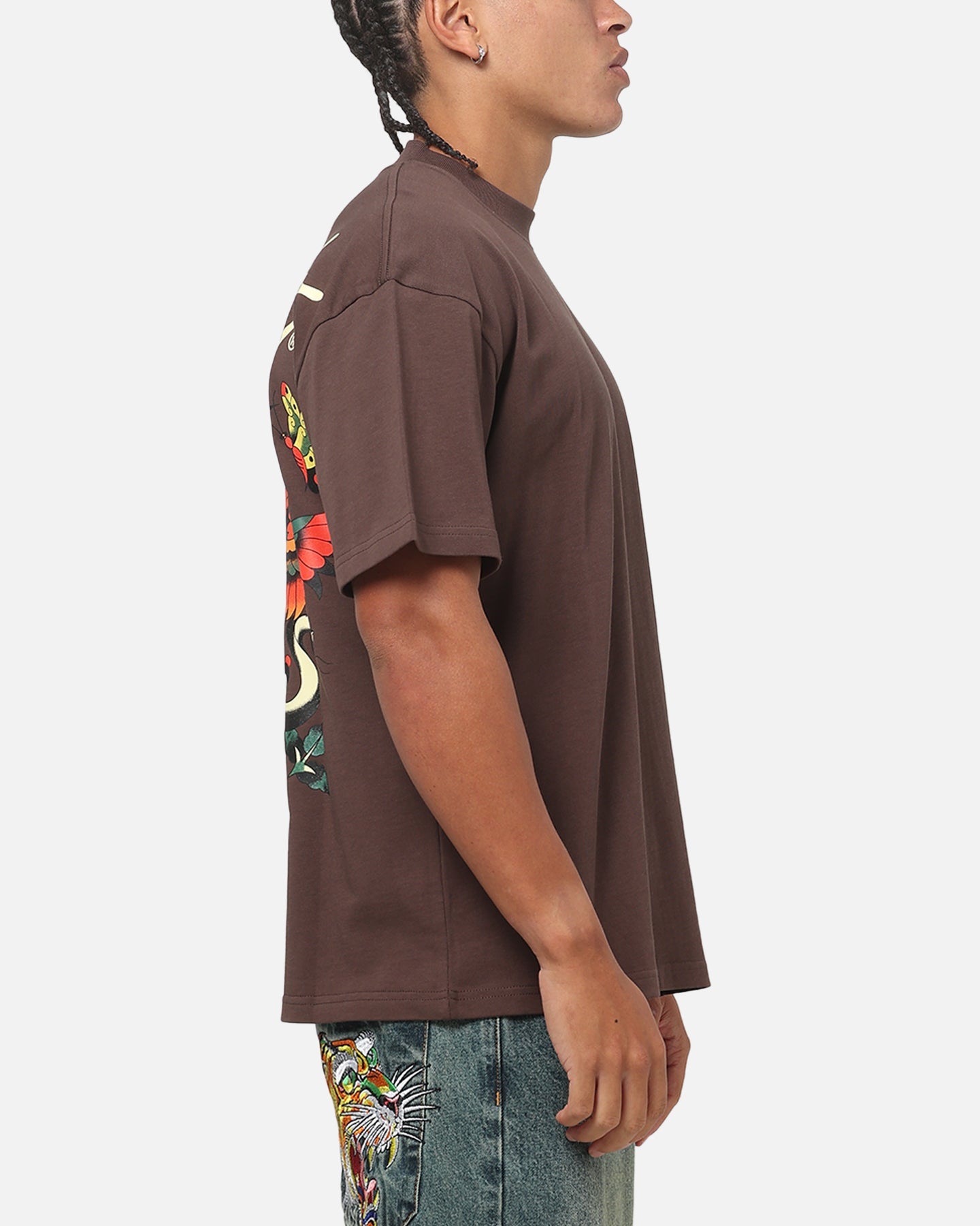 Ed Hardy Phoenix T-Shirt Brown
