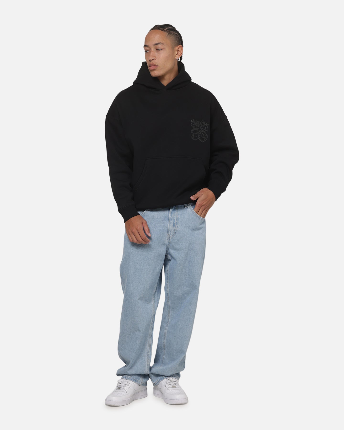 Carre Worldwide Rolling Hoodie Black