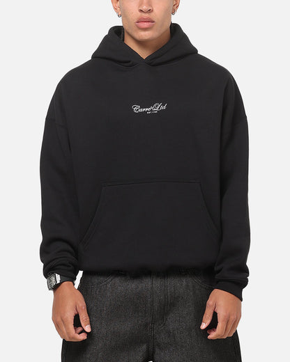 Carre Mini Script Hoodie Black