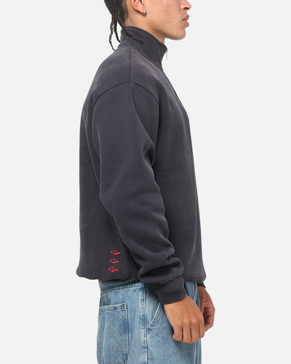 Vouseti The OG Quarter Zip Crewneck Navy