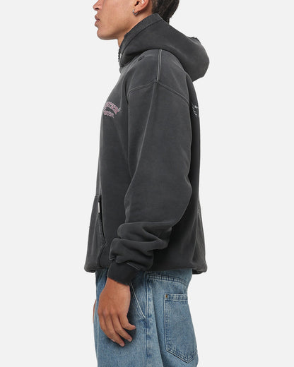Represent Duality Hoodie Washed Black