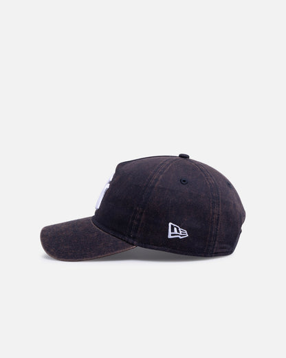 New Era New York Yankees 'Washed' 9FORTY A-Frame Snapback Dark Blue