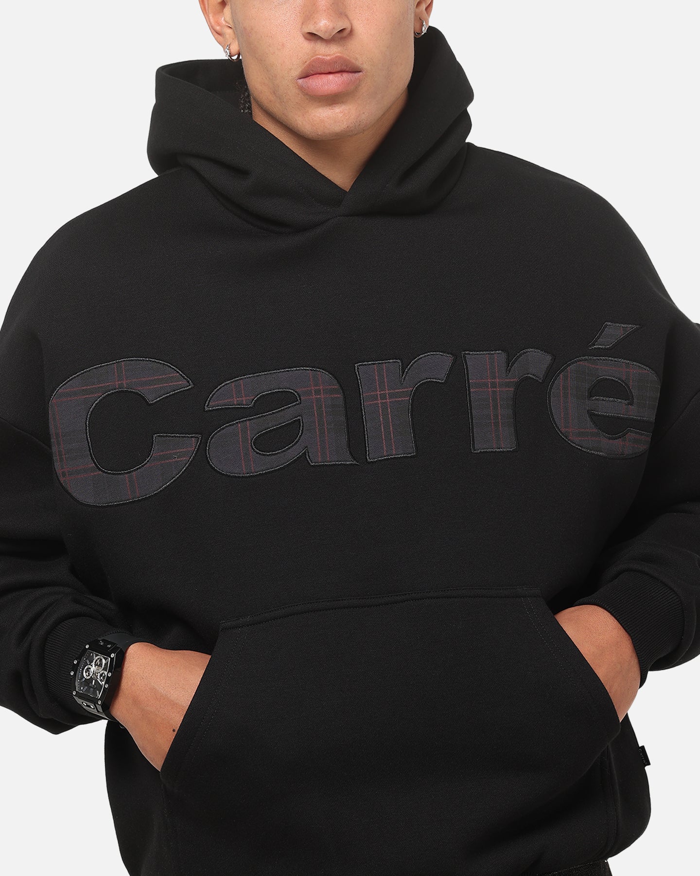 Carre Studio Hoodie Solid Black