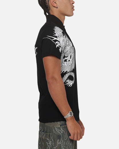 Ed Hardy Euro Polo Shirt Black
