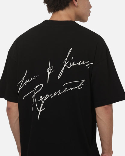 Represent Love And Kisses T-Shirt Jet Black