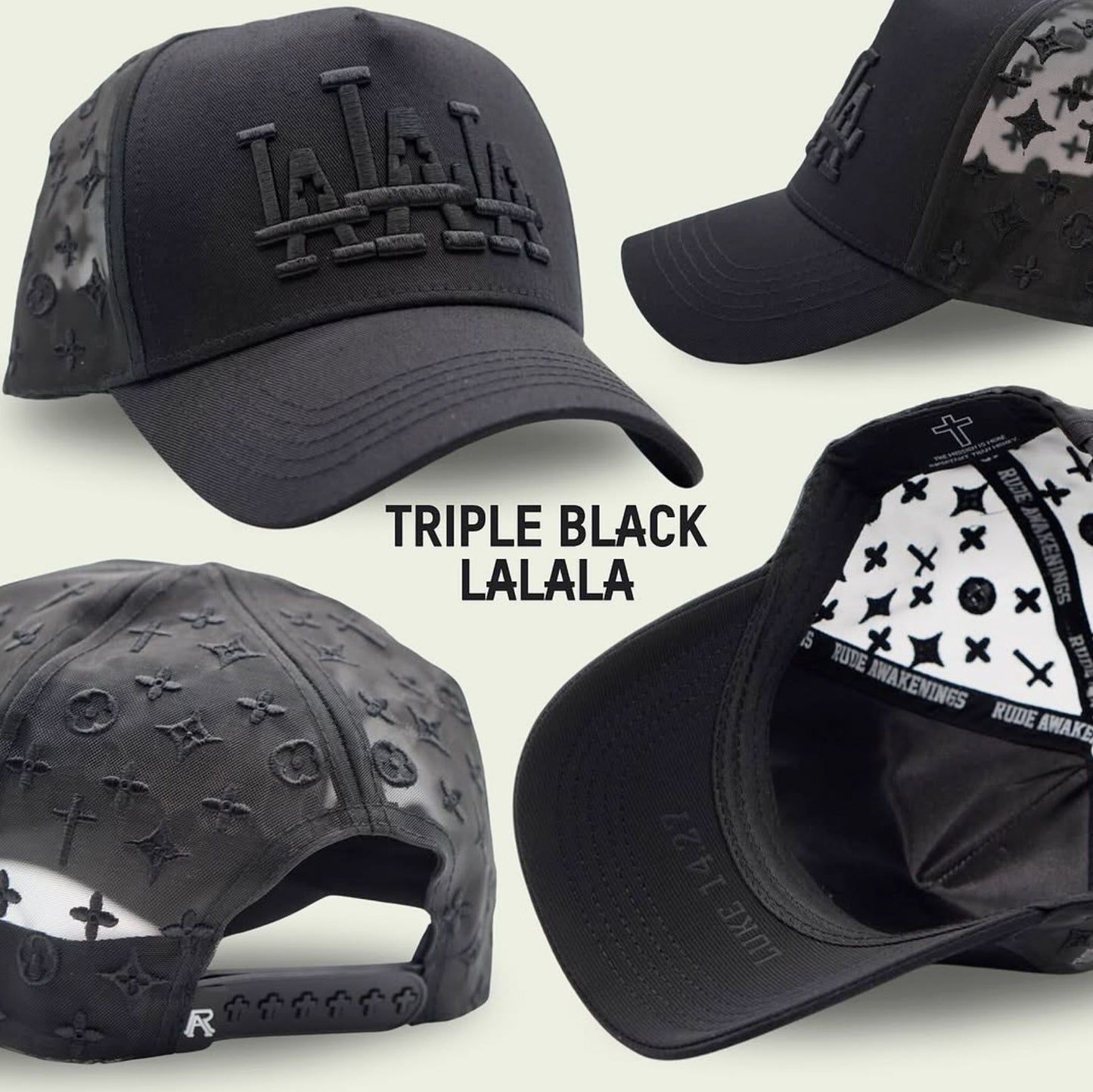 3-CROSSES BASEBALL CAP
