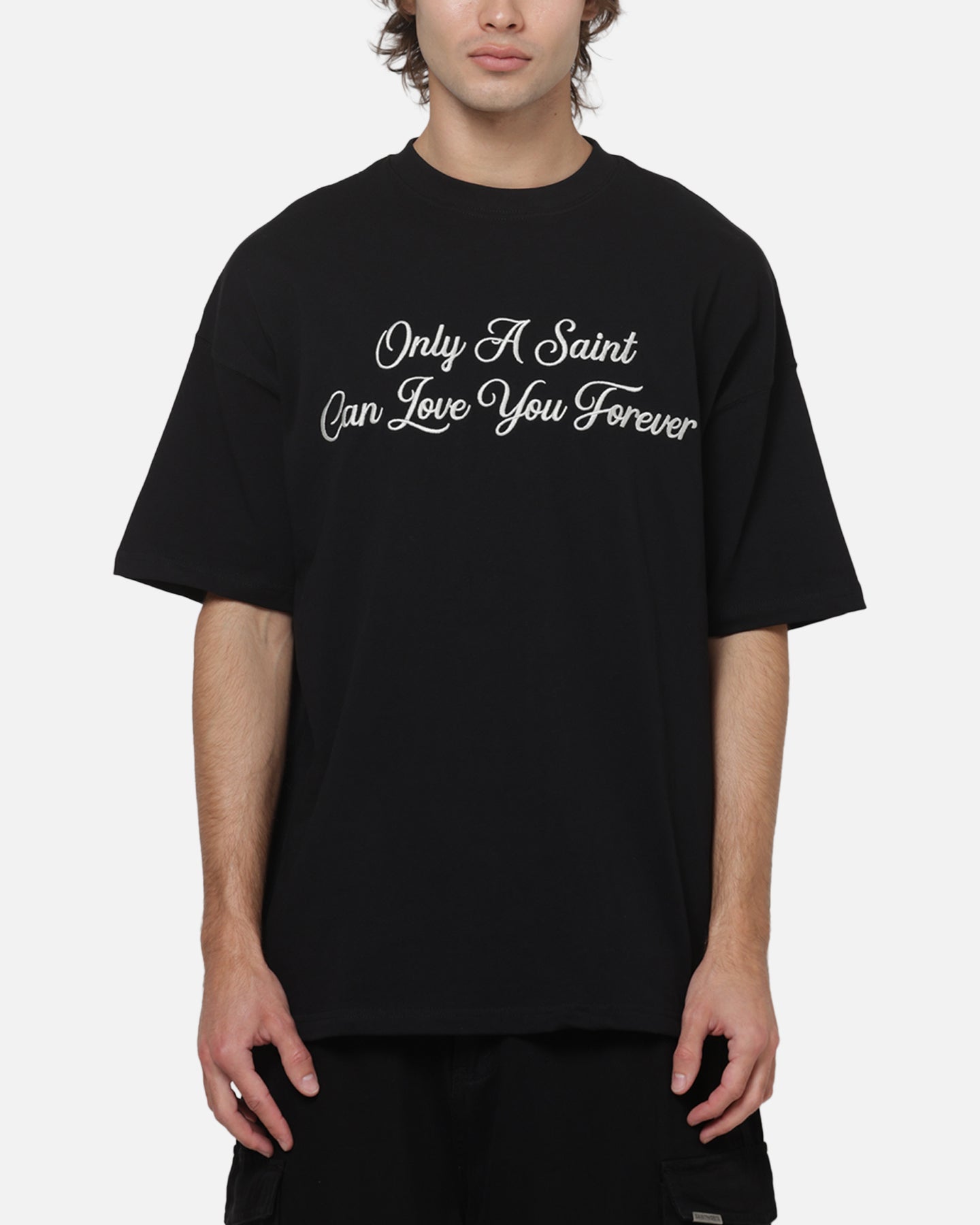 Saint Morta Lover Boxy T-Shirt Black