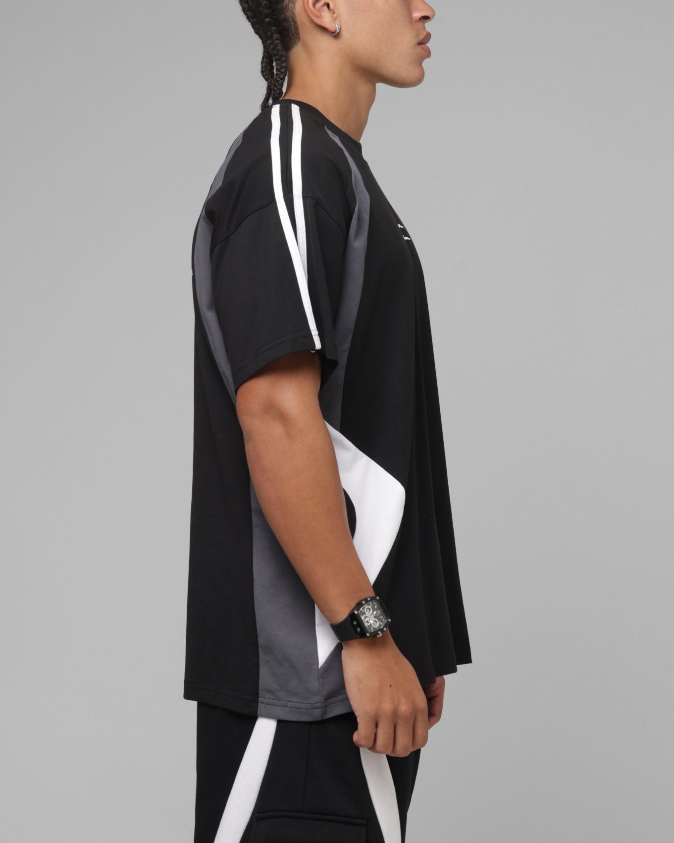 Loiter Hybrid Tek T-Shirt Black