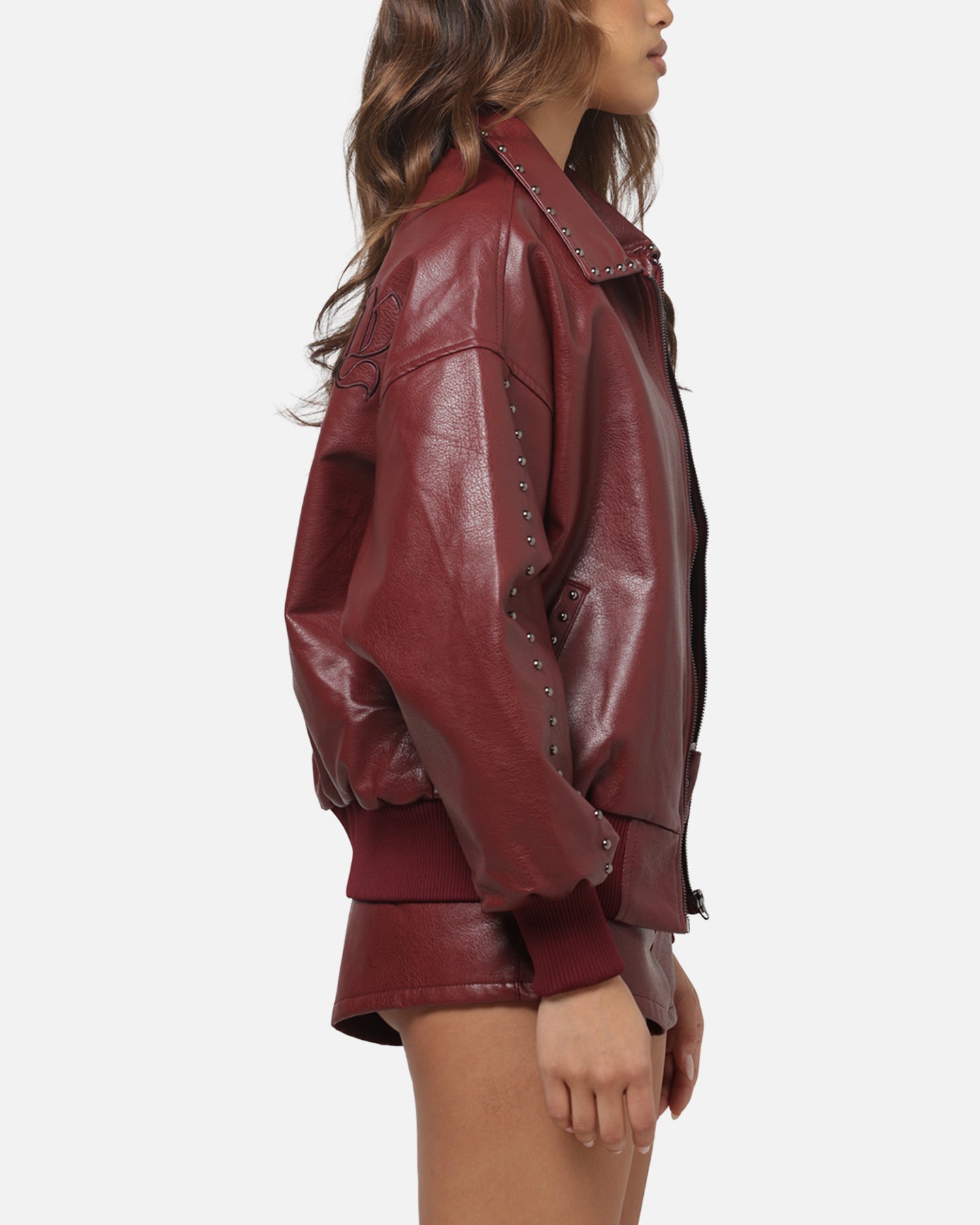 Ed Hardy Desert Bomber Jacket Red