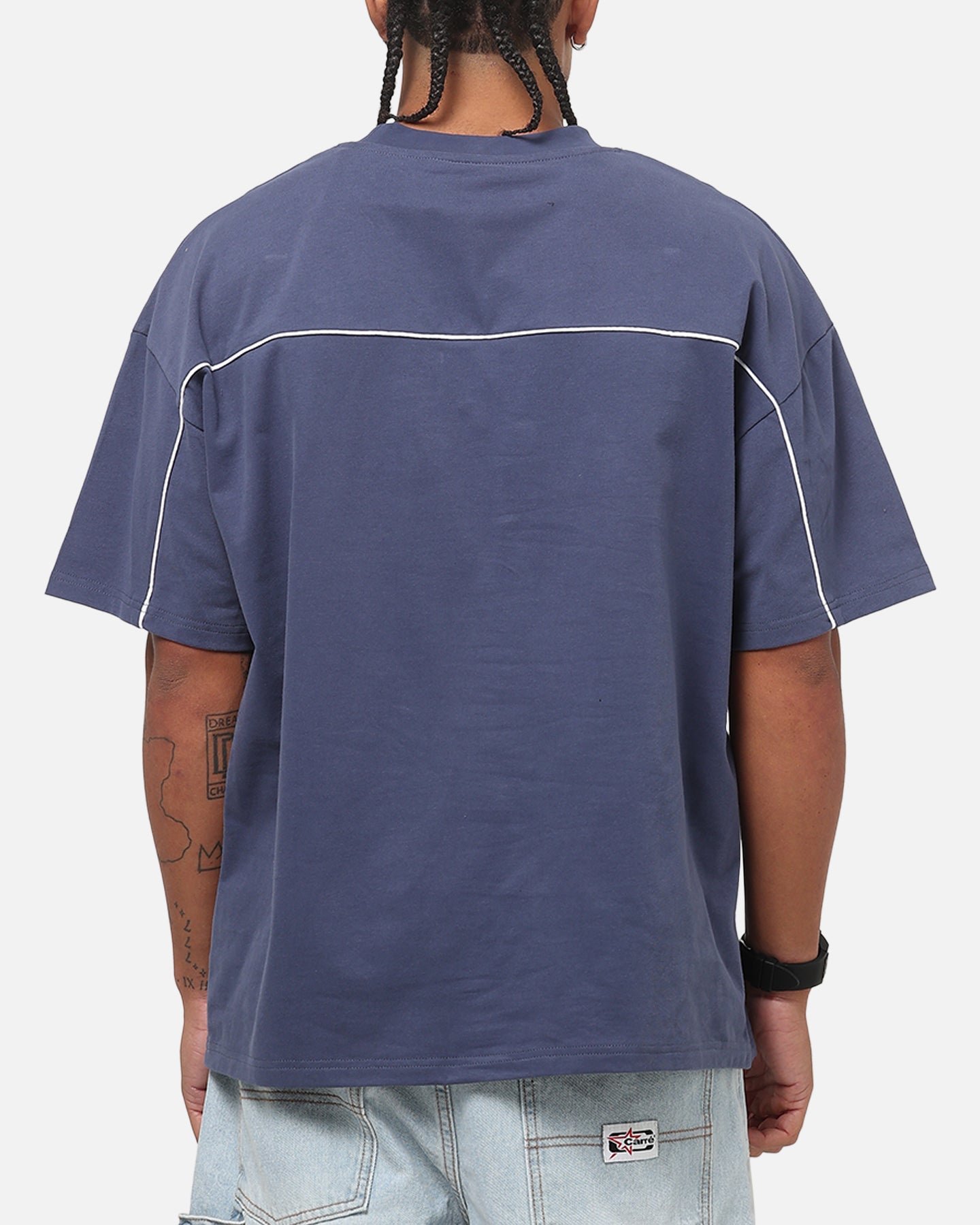 Carre Athletic Crew T-Shirt Vintage Navy