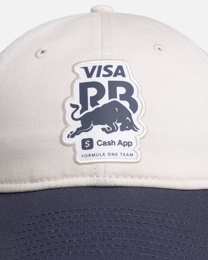 New Era X Red Bull Racing F1 Visa Cards 'Contrast Visor' 9TWENTY Strapback Light Beige