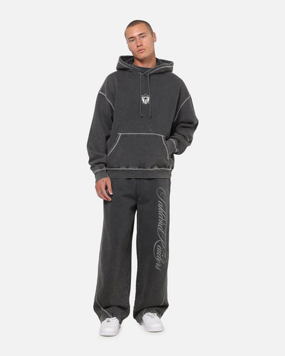 Mitchell & Ness Las Vegas Raiders Star Script Hoodie Washed Black