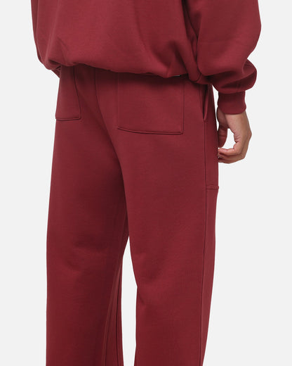 Carre Rivet Trackpants Burgundy